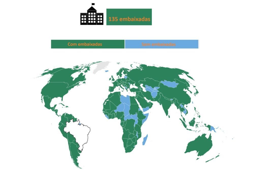 Embaixadas brasileiras no mundo